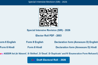 UP SIR Voter List 2026- LIVE INDIA NEWS