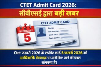 CTET Admit Card 2026- Live India News