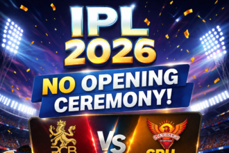 IPL 2026: No Opening Ceremony-Live India News