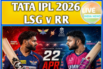 TATA IPL 2026 LSG v RR LIVE