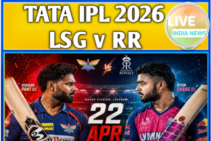 TATA IPL 2026 LSG v RR LIVE