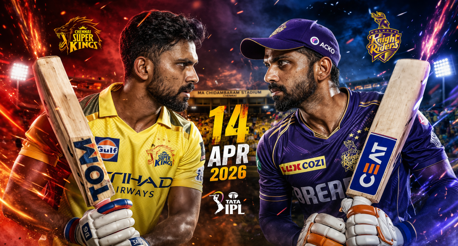TATA IPL 2026 CSK vs KKR LIVE