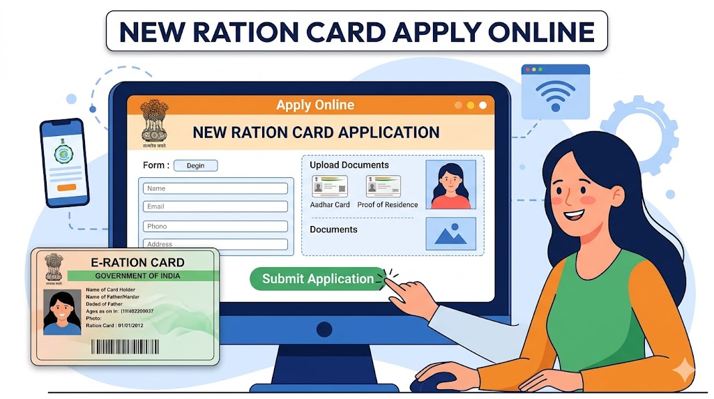New Ration Card Apply Online-Live India News
