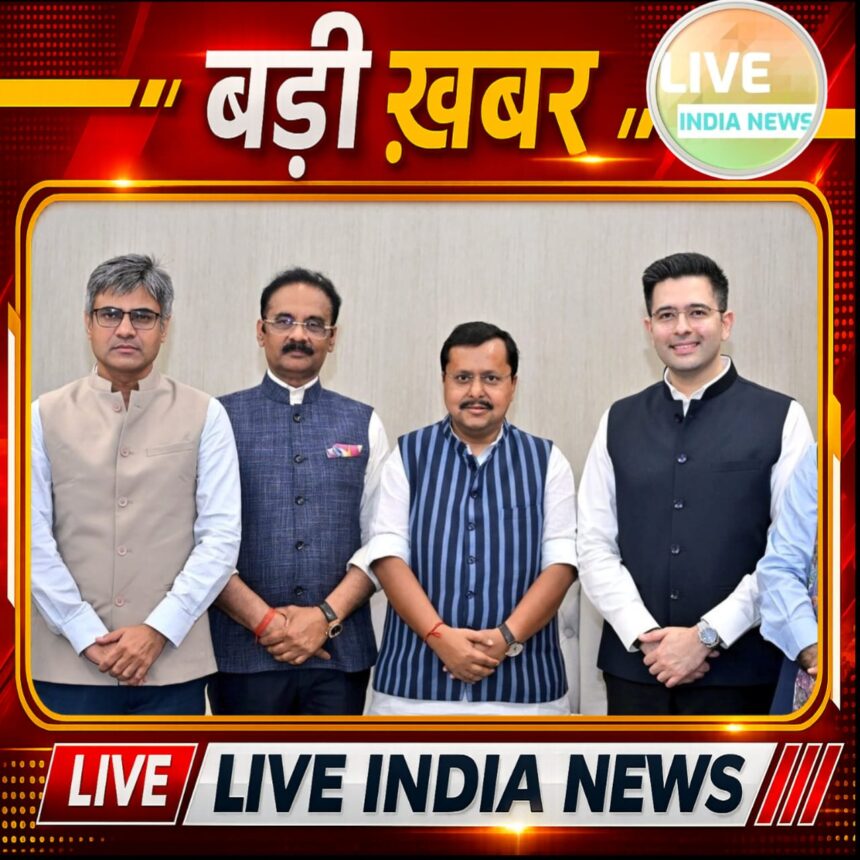 Raghav Chadha News- Live India News
