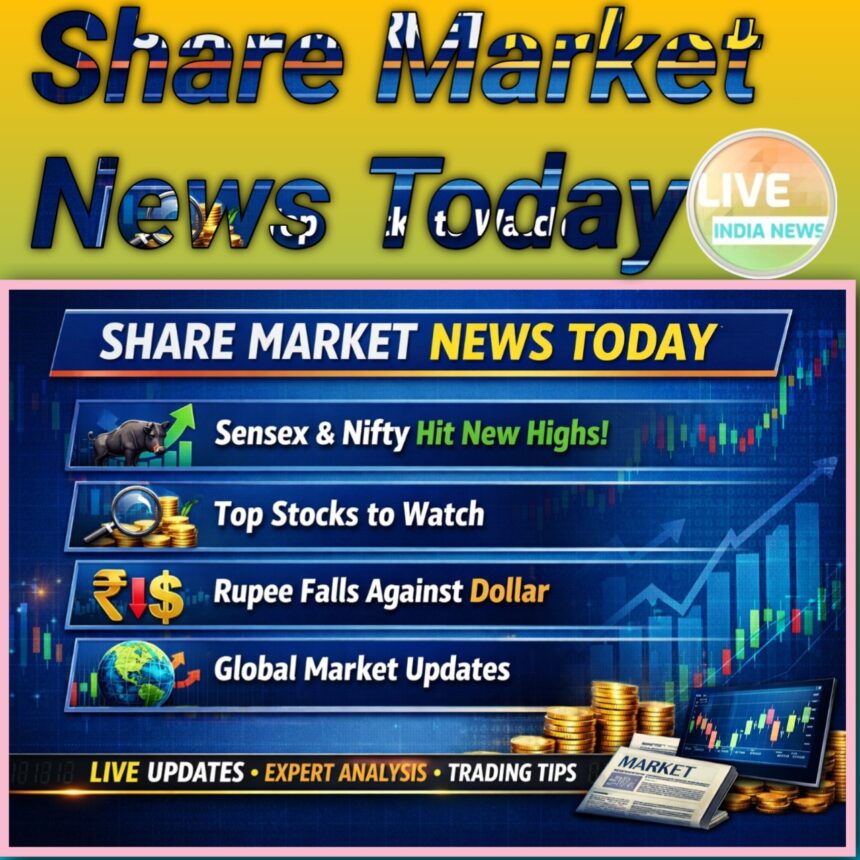 Share Market: शेयर बाजार में जबरदस्त उछाल, सेंसेक्स+918.60 अंक चढ़ा Share Market News Today