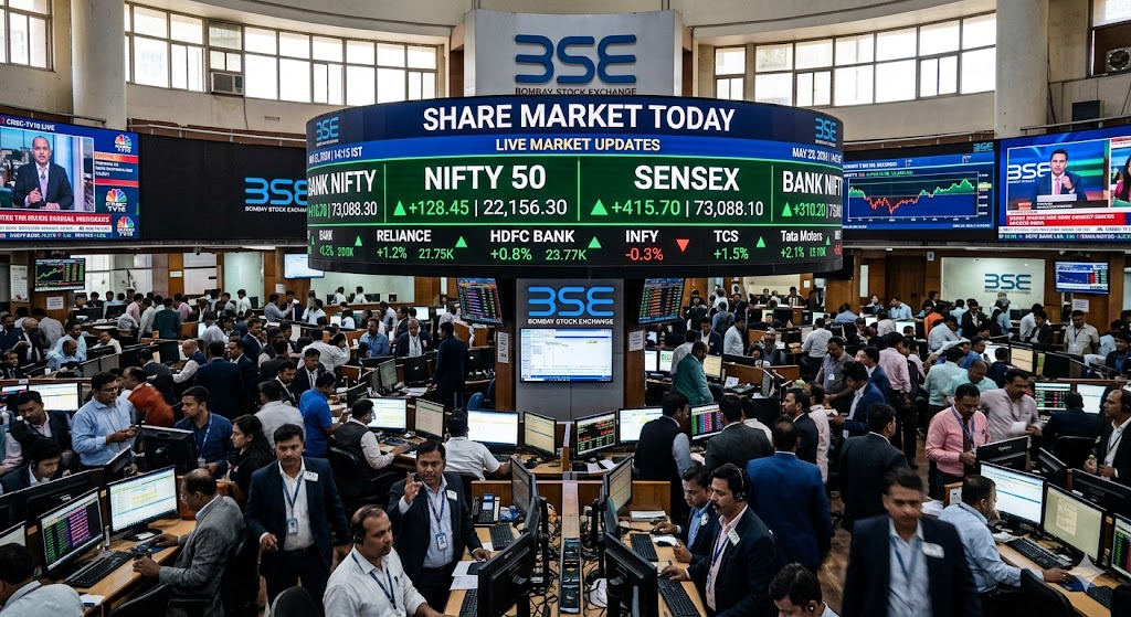 Share Market Today- Live India News
