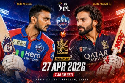 TATA IPL 2026 DC v RCB- Live India News