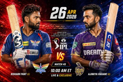 TATA IPL 2026 LSG v KKR LIVE