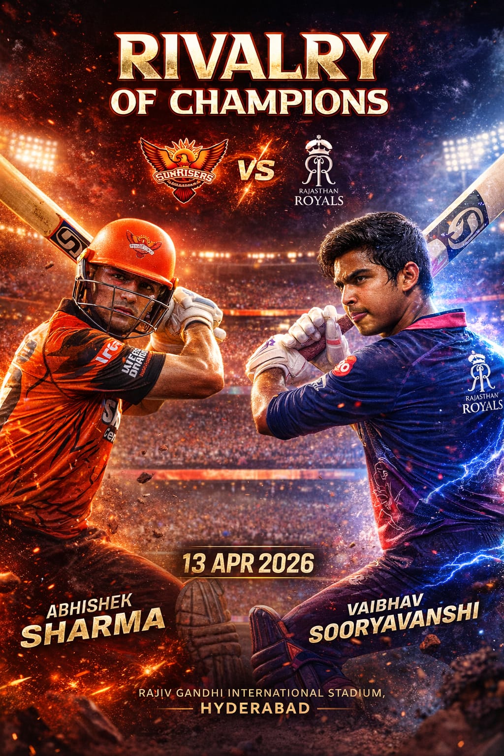 TATA IPL 2026 SRH vs RR- Live IndiaNews