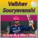 Vaibhav Suryavanshi- Live India News