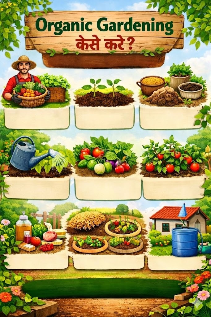 Organic Gardening कैसे करें? Organic Gardening कैसे करें?- Live India News