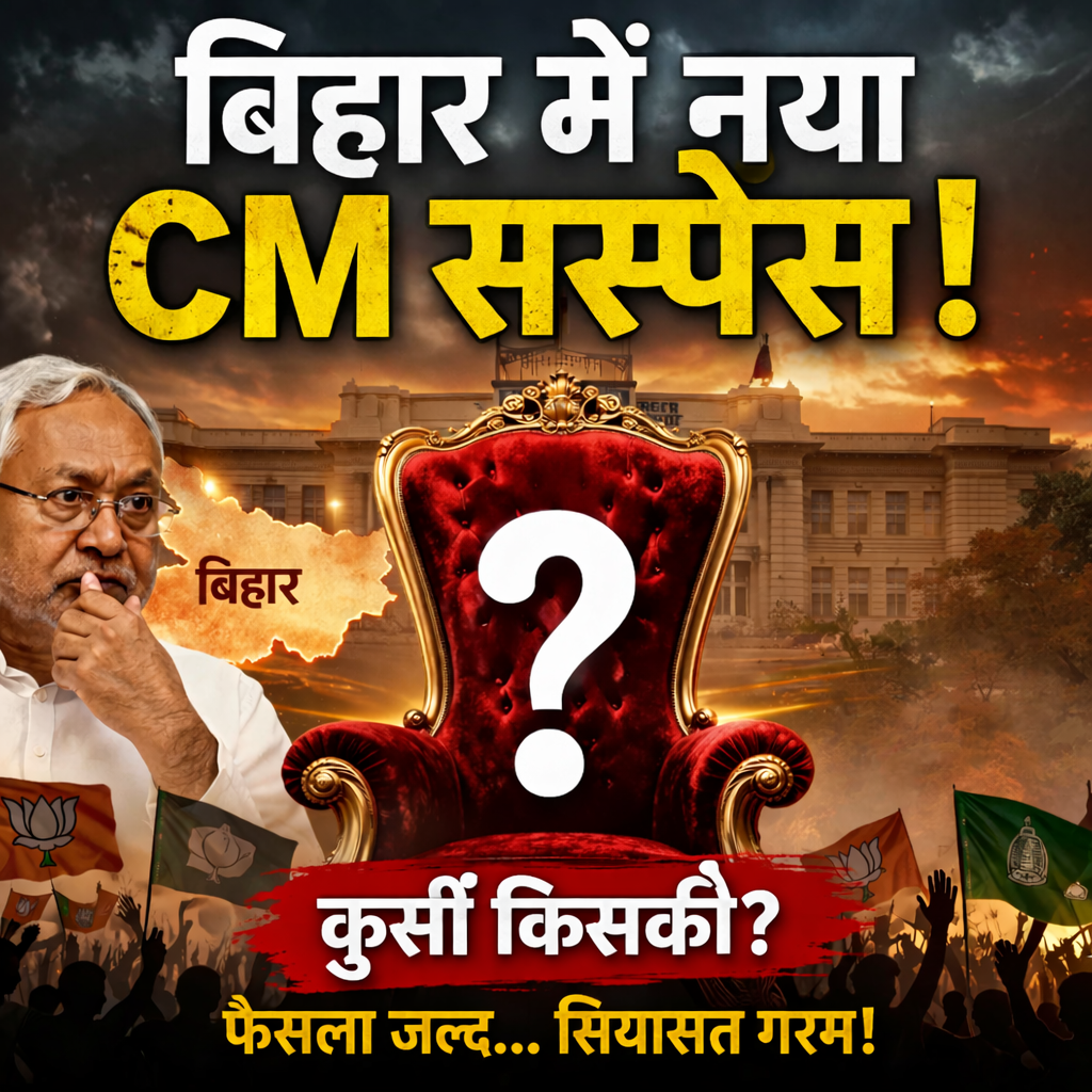 Bihar New CM: कल शाम 4 बजे खुलेगा सस्पेंस, नीतीश कुमार के उत्तराधिकारी के नाम पर लगेगी मुहर! Bihar New Cm Suspense- Live India News