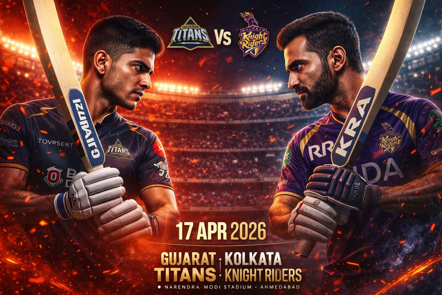 TATA IPL 2026 GT v KKR LIVE- LIVE INDIA NEWS