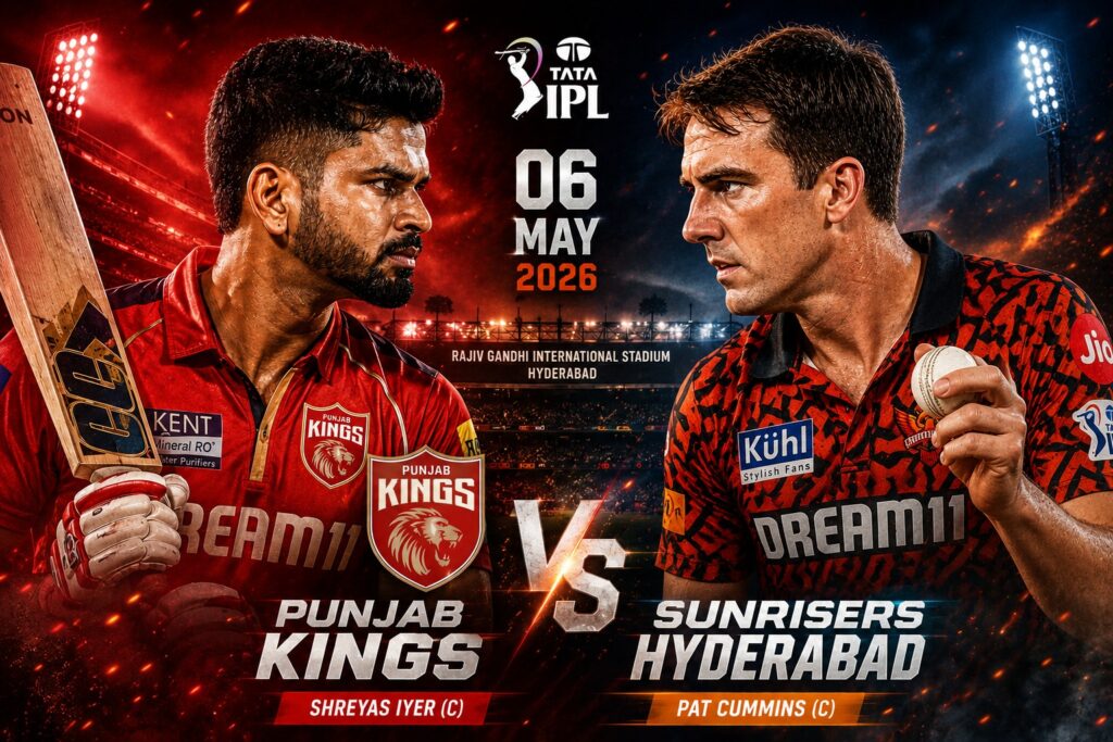 TATA IPL 2026 SRH v PBKS- Live India News
