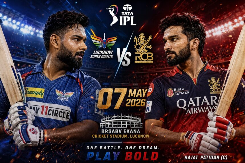 TATA IPL 2026 LSG v RCB LIVE